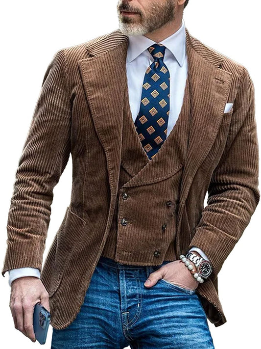 Corduroy casual blazer voor heren of dames – Thomas