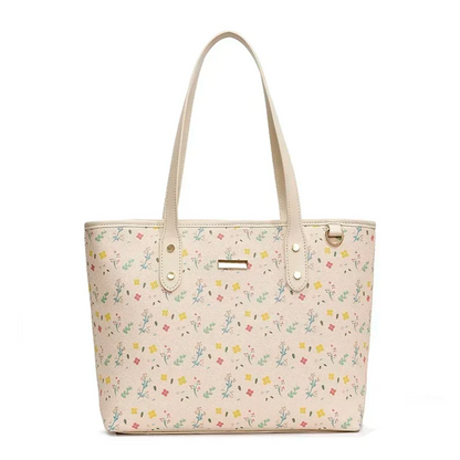 Vegan tote bag met strikdetail voor dames – Noraly