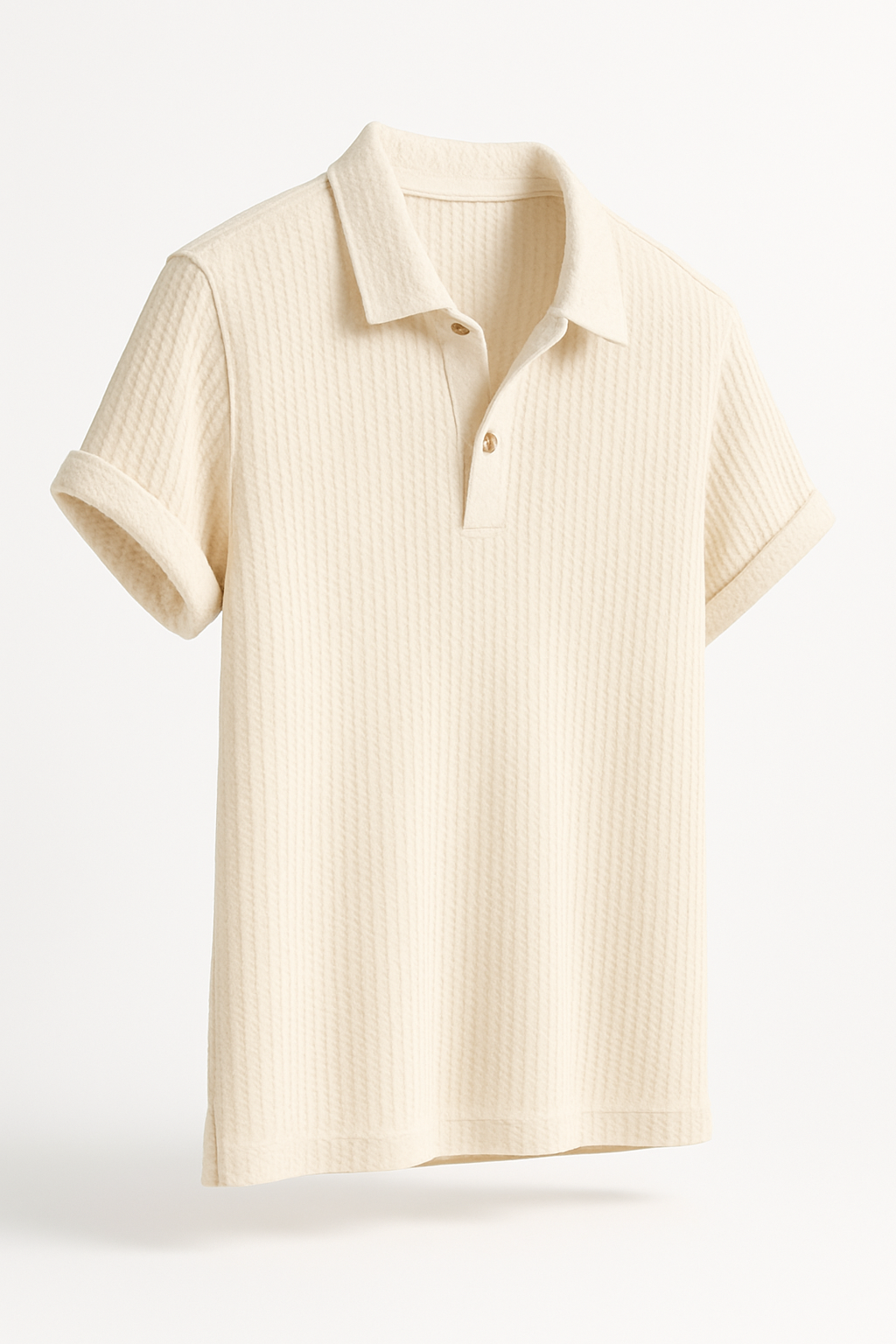 Heren Gebreid Poloshirt Ademend Comfort en Stijl – Rovian