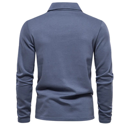 Casual Poloshirt Lange Mouwen Heren – Jasper
