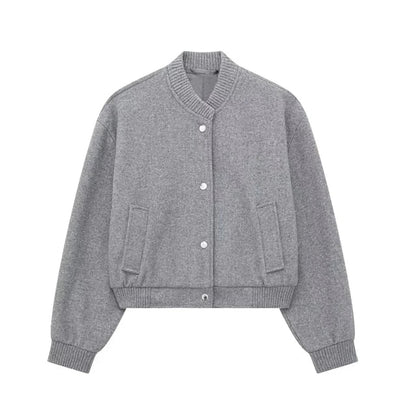 Trendy cropped bomberjack voor dames – Olivia