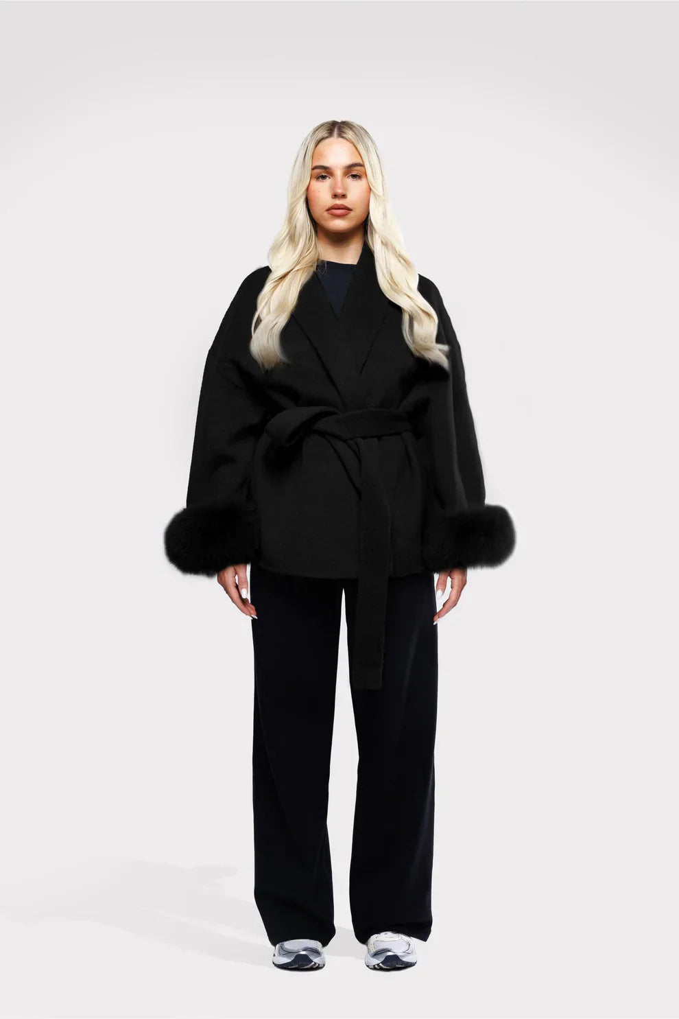 Luxe Winterjas voor Dames met Faux Fur Details – Isalyn