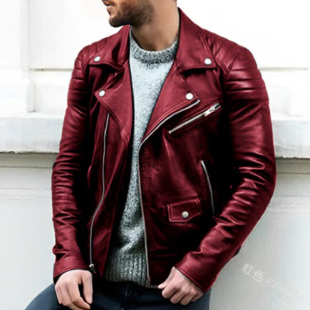 Leren Motorjack voor Stijl en Bescherming – Thomas