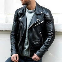 Leren Motorjack voor Stijl en Bescherming – Thomas