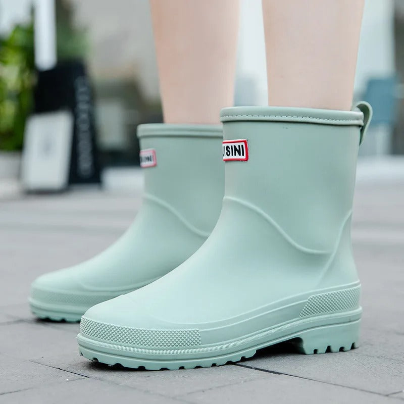 Waterdichte en Comfortabele Halflange Regenlaarzen voor Vrouwen – Elise