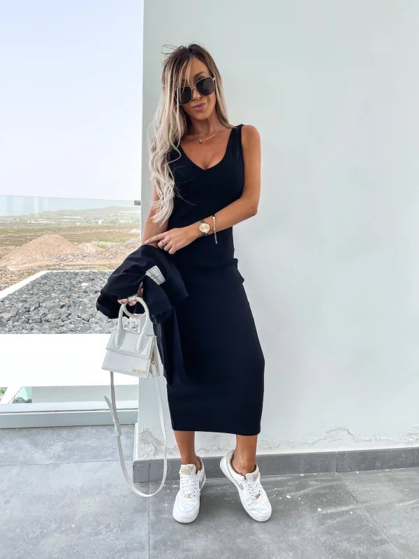 Tweedelige set met sweater en rok – Elettra