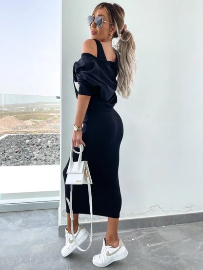Tweedelige set met sweater en rok – Elettra