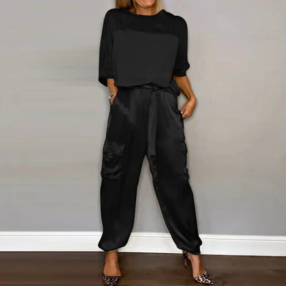 Trendy dames kleding set met luxe uitstraling – Emma