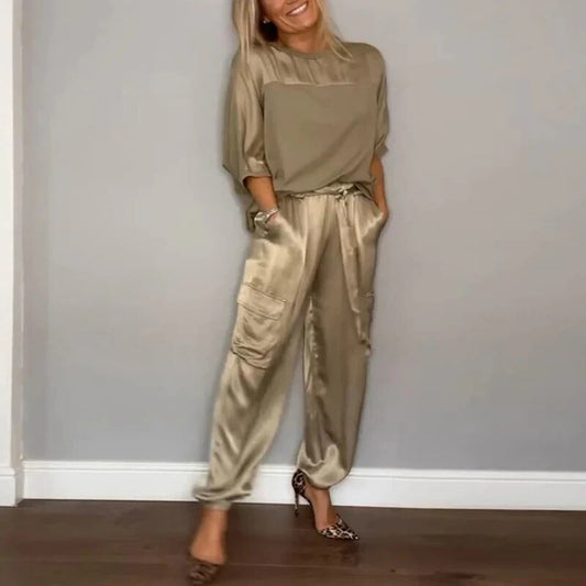 Trendy dames kleding set met luxe uitstraling – Emma