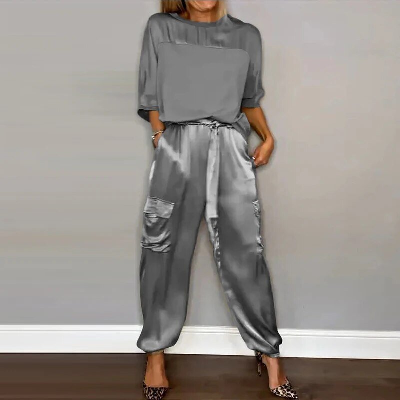 Trendy dames kleding set met luxe uitstraling – Emma