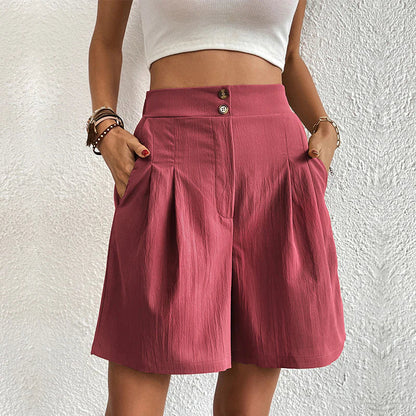 Dames shorts met zakken en streetstyle flair – June