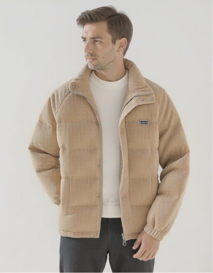Corduroy Heren Winterjas voor Stijl en Warmte – Lars