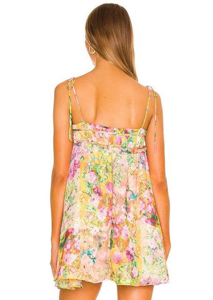 Zomerjurk Chiffon Flowy Pasvorm Trendy Look – Liora