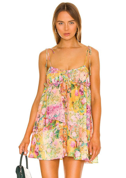 Zomerjurk Chiffon Flowy Pasvorm Trendy Look – Liora