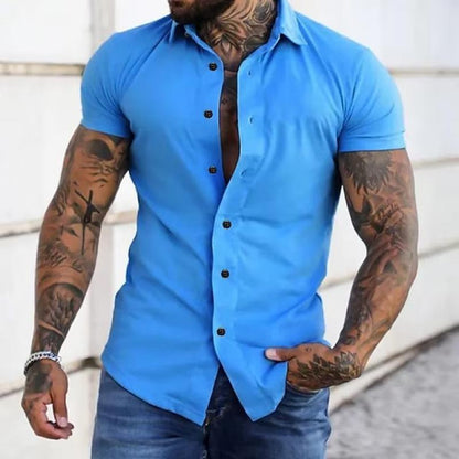 Fitness Shirt Korte Mouw Heren Sport - MaxFit