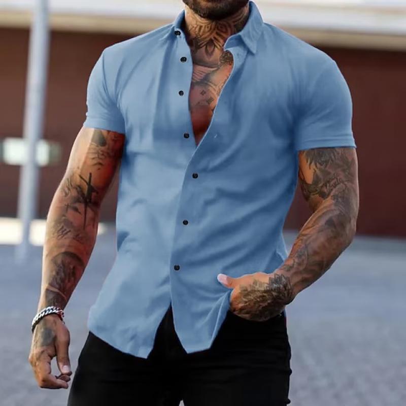 Fitness Shirt Korte Mouw Heren Sport - MaxFit