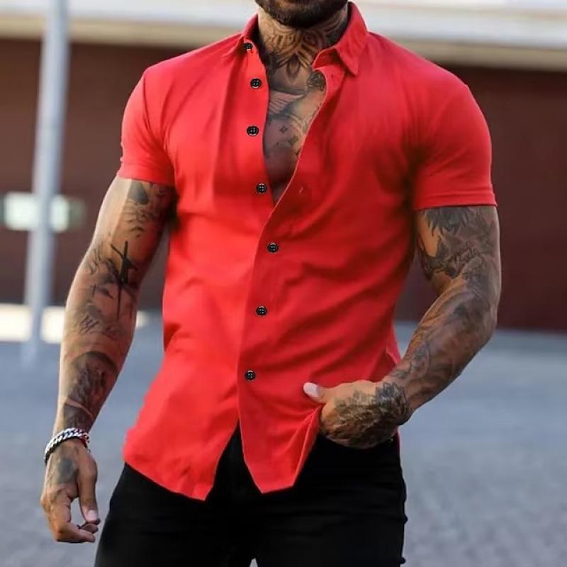 Fitness Shirt Korte Mouw Heren Sport - MaxFit