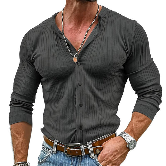 Slim Fit Overhemd Lange Mouw Heren - Lucas