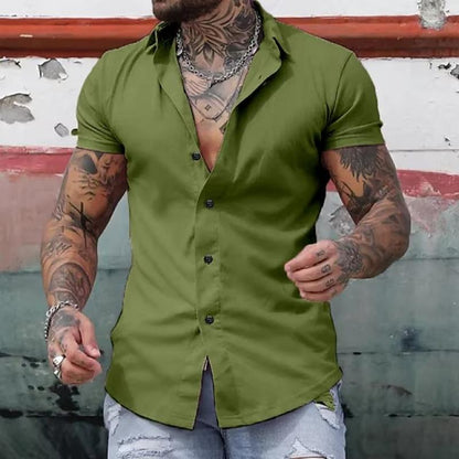 Fitness Shirt Korte Mouw Heren Sport - MaxFit