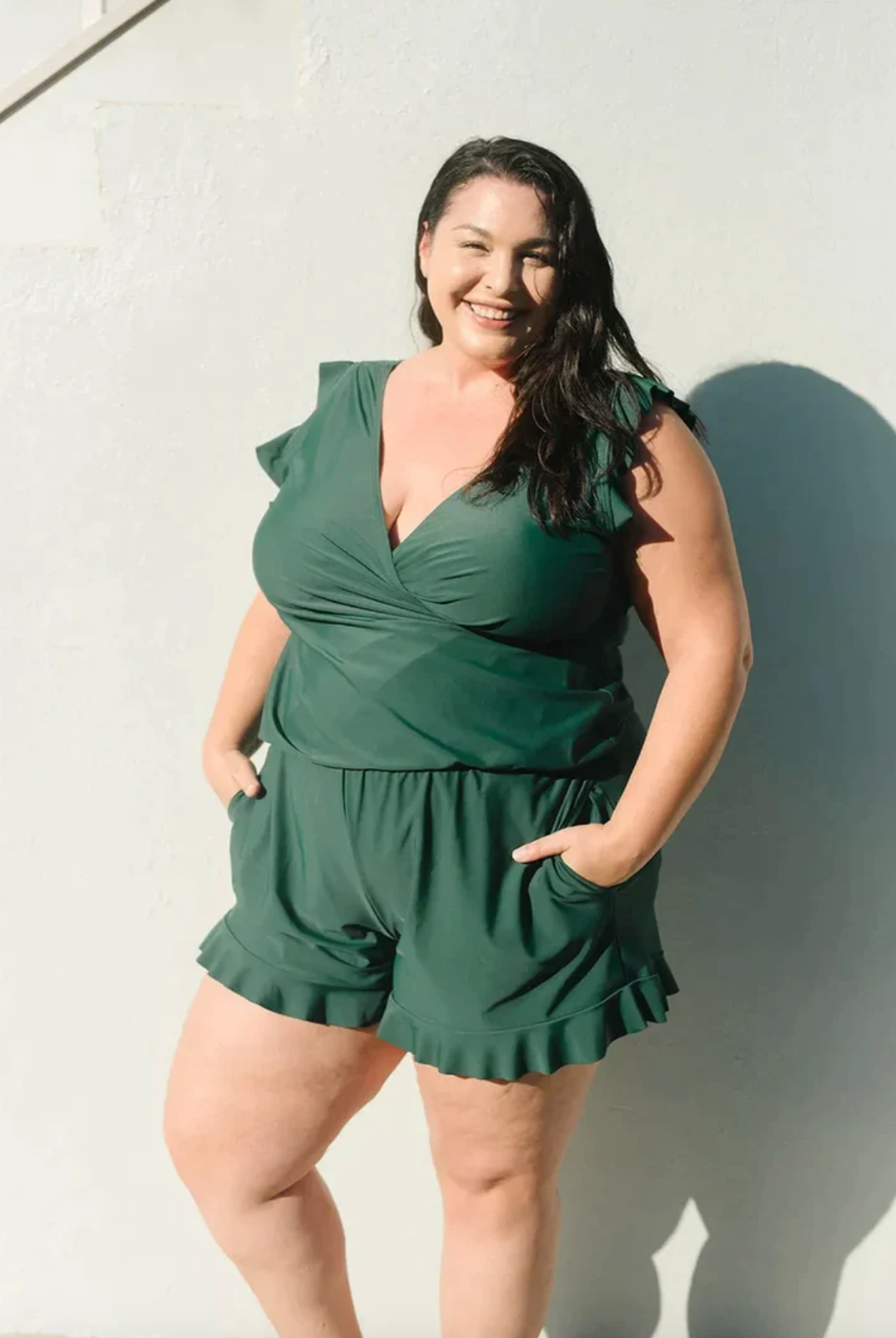 Sculpting badpak dames shapewear ondersteuning – Elenara