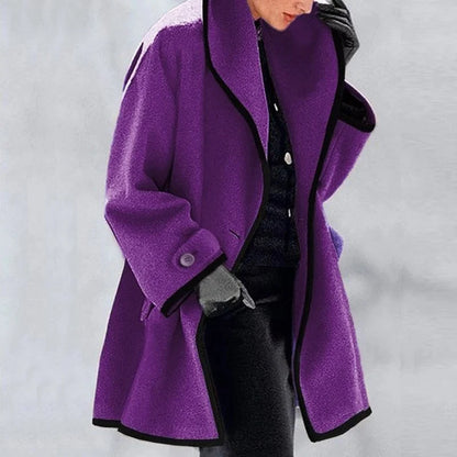 Warme Winterjas met Elegante Dubbele Knopenrij – Anna