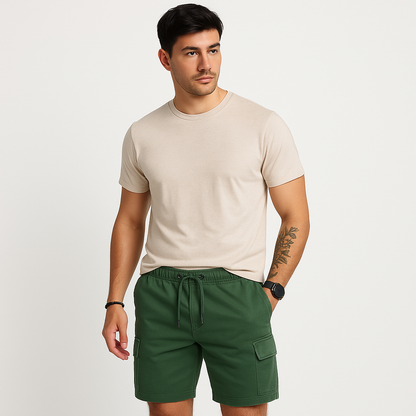 Heren Cargo Shorts Comfortabel en Praktisch voor de Zomer – Milan
