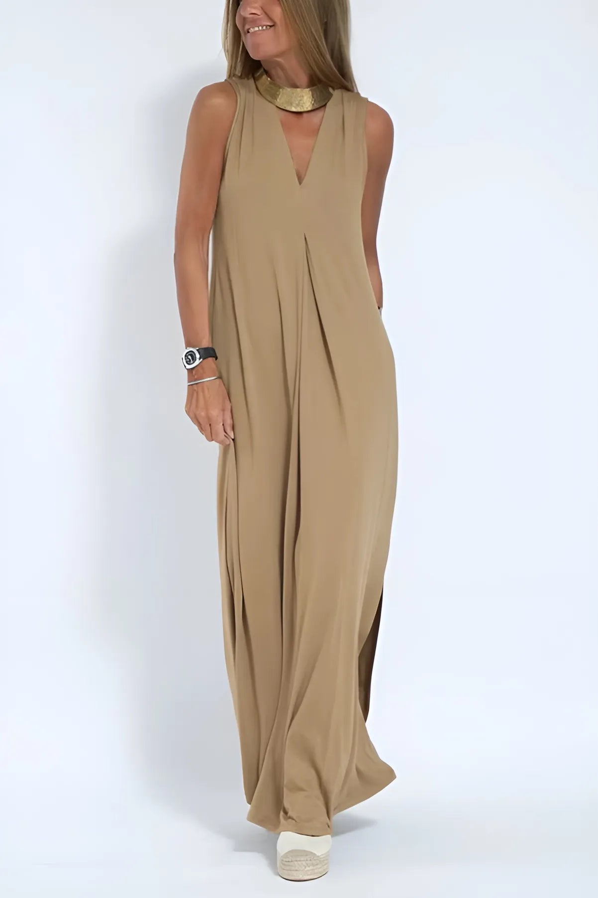 Sculpting maxi-jurk met flatterende pasvorm – Isabella