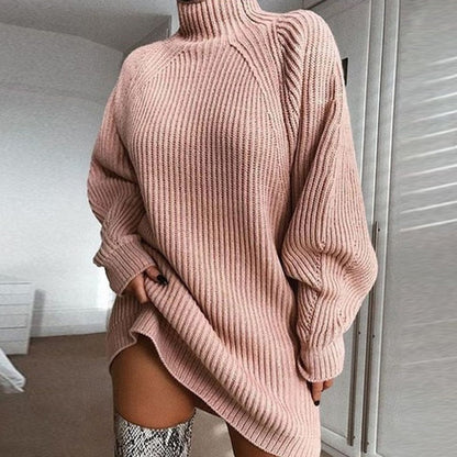Lange wintertrui voor warmte en stijl – Olivia
