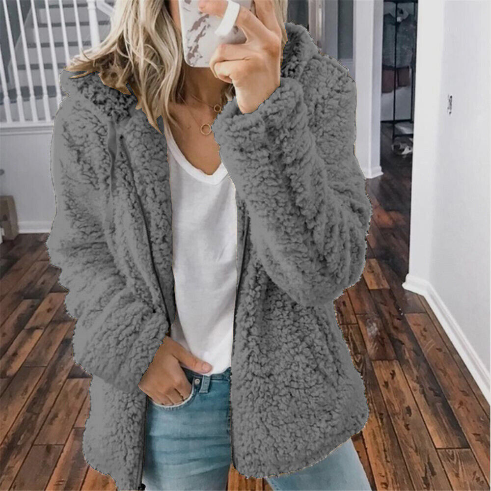 Warme en comfortabele teddy hoodie – Emma