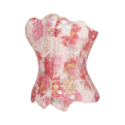 Kanten bustier top met baleinen voor dames – Nura