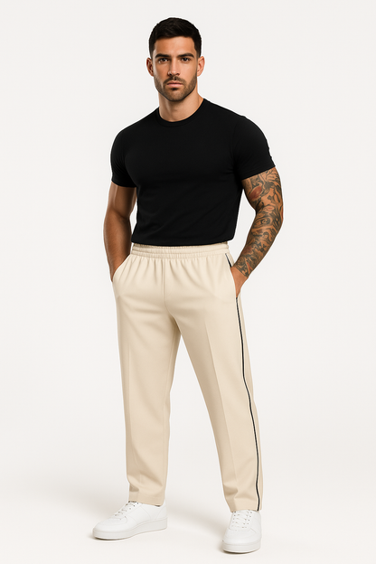 Sweatpants heren comfortabel ademend met relaxte pasvorm – Jesse