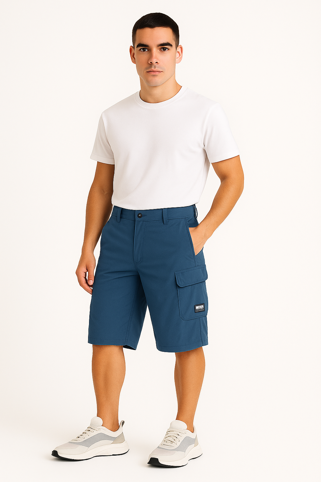 Schneldrogende cargo shorts voor heren met zakken – Thijmen