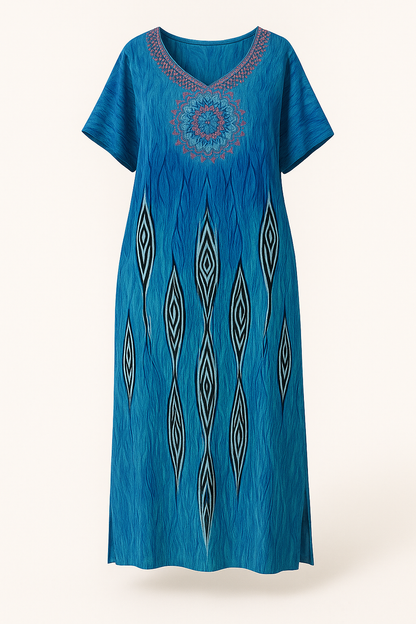 Stijlvolle Strandkaftan met Elegante Pasvorm – Solenya