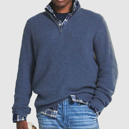 Heren Half Zip Trui voor Comfort en Stijl – Lars