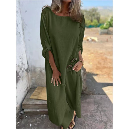 Tweedelige set met asymmetrische top en broek – Fiorella