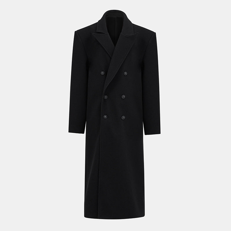 Oversized Winterjas voor Dames met Wollook Stof – Mirelle