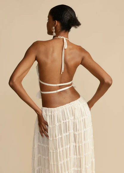 Boho dames zomer set met top en rok – Soléna