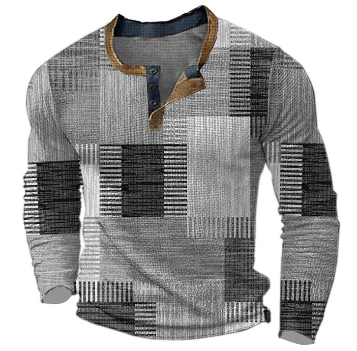 Heren T-Shirt 3D Print Korte Mouw – Finn