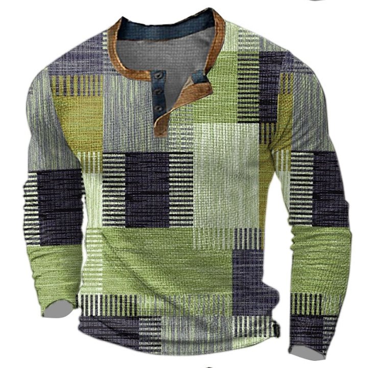 Heren T-Shirt 3D Print Korte Mouw – Finn