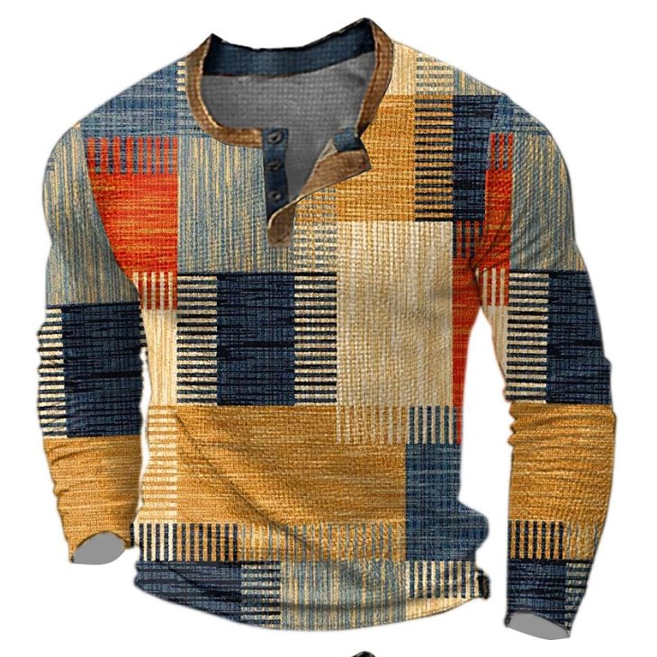 Heren T-Shirt 3D Print Korte Mouw – Finn