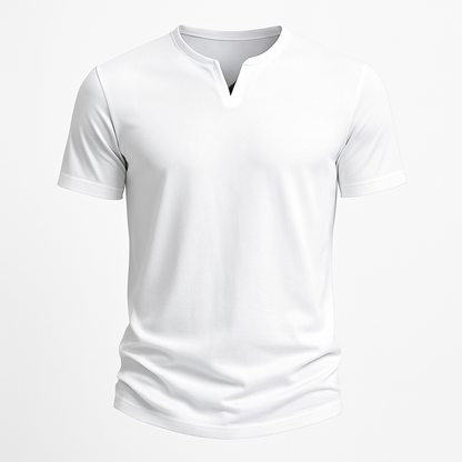 T-shirt voor heren, kort, ademend, slim fit en stretch – Dirk
