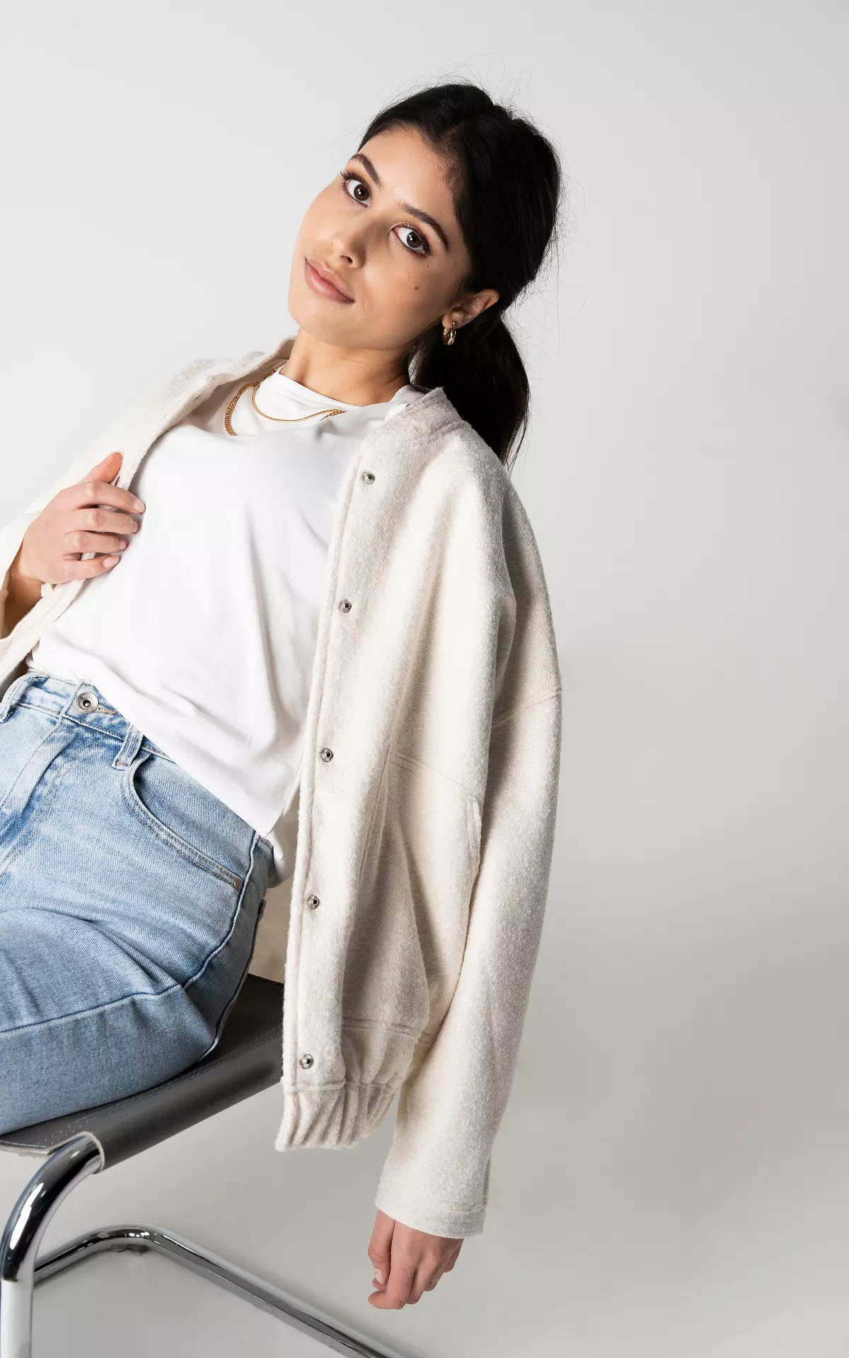 Casual knopjasje voor dames – Iris