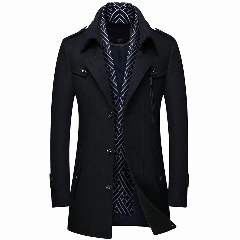 Stijlvolle trenchcoat voor heren met klassieke look – Jurre