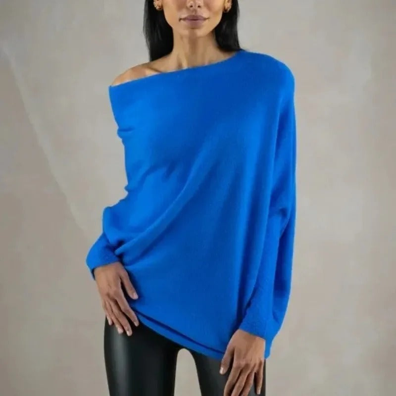 Stijlvolle off-shoulder trui voor een elegante look – Isabella