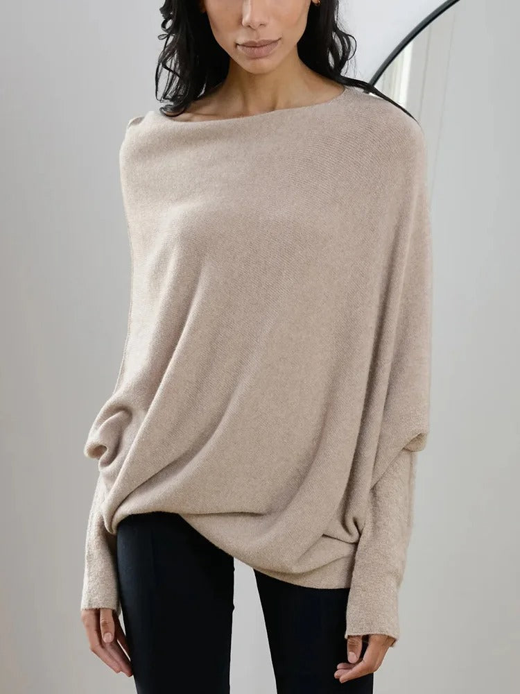 Stijlvolle off-shoulder trui voor een elegante look – Isabella