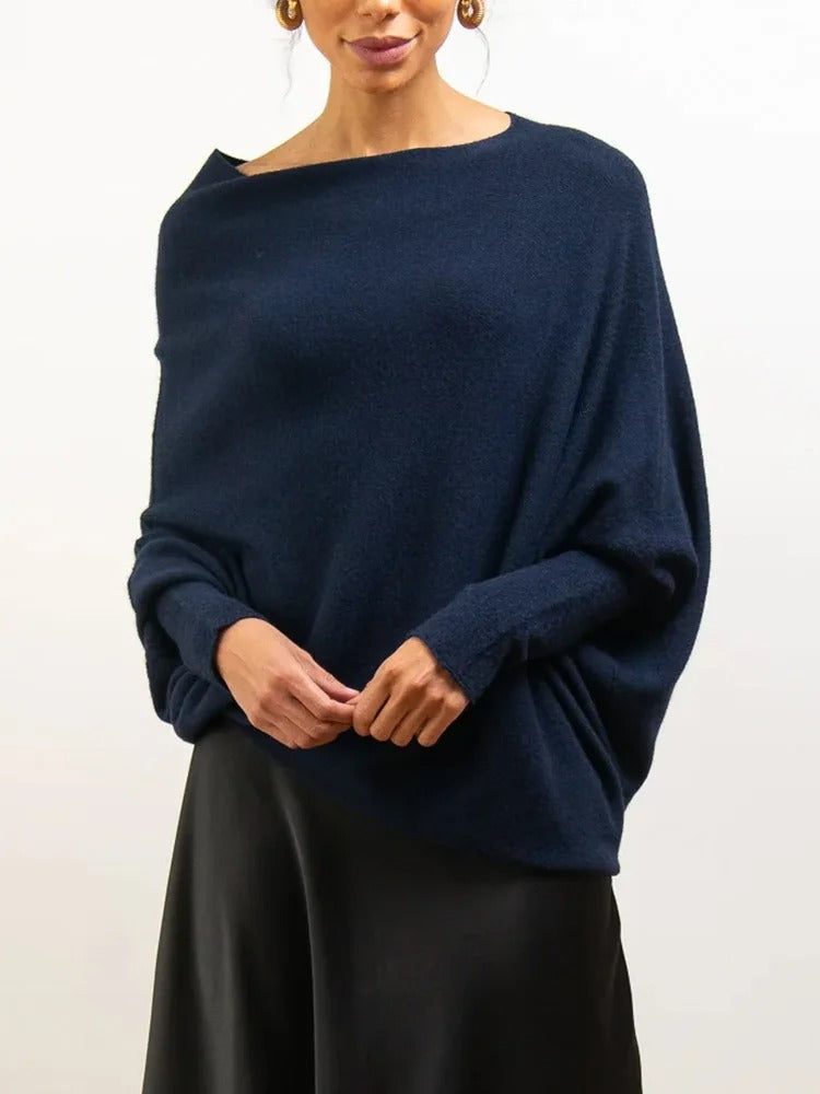 Stijlvolle off-shoulder trui voor een elegante look – Isabella