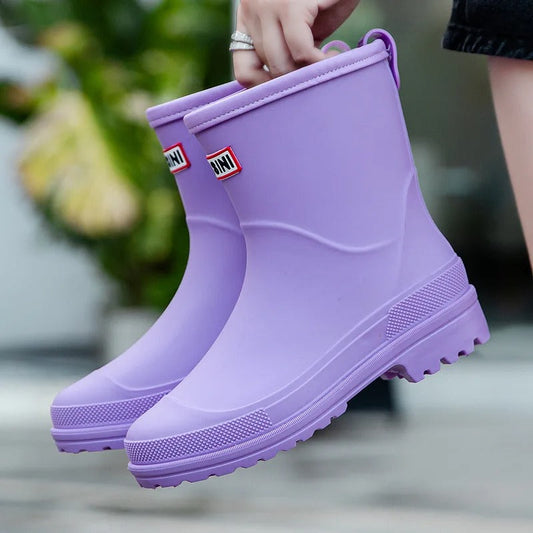 Waterdichte en Comfortabele Halflange Regenlaarzen voor Vrouwen – Elise