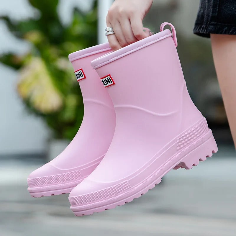 Waterdichte en Comfortabele Halflange Regenlaarzen voor Vrouwen – Elise