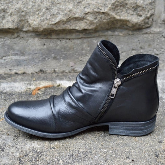 Leren Winterlaarzen voor Comfort en Stijl – Vianne