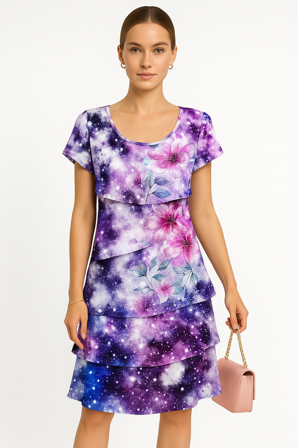 Bloemenprint maxi-jurk voor zomeravonden – Amélie